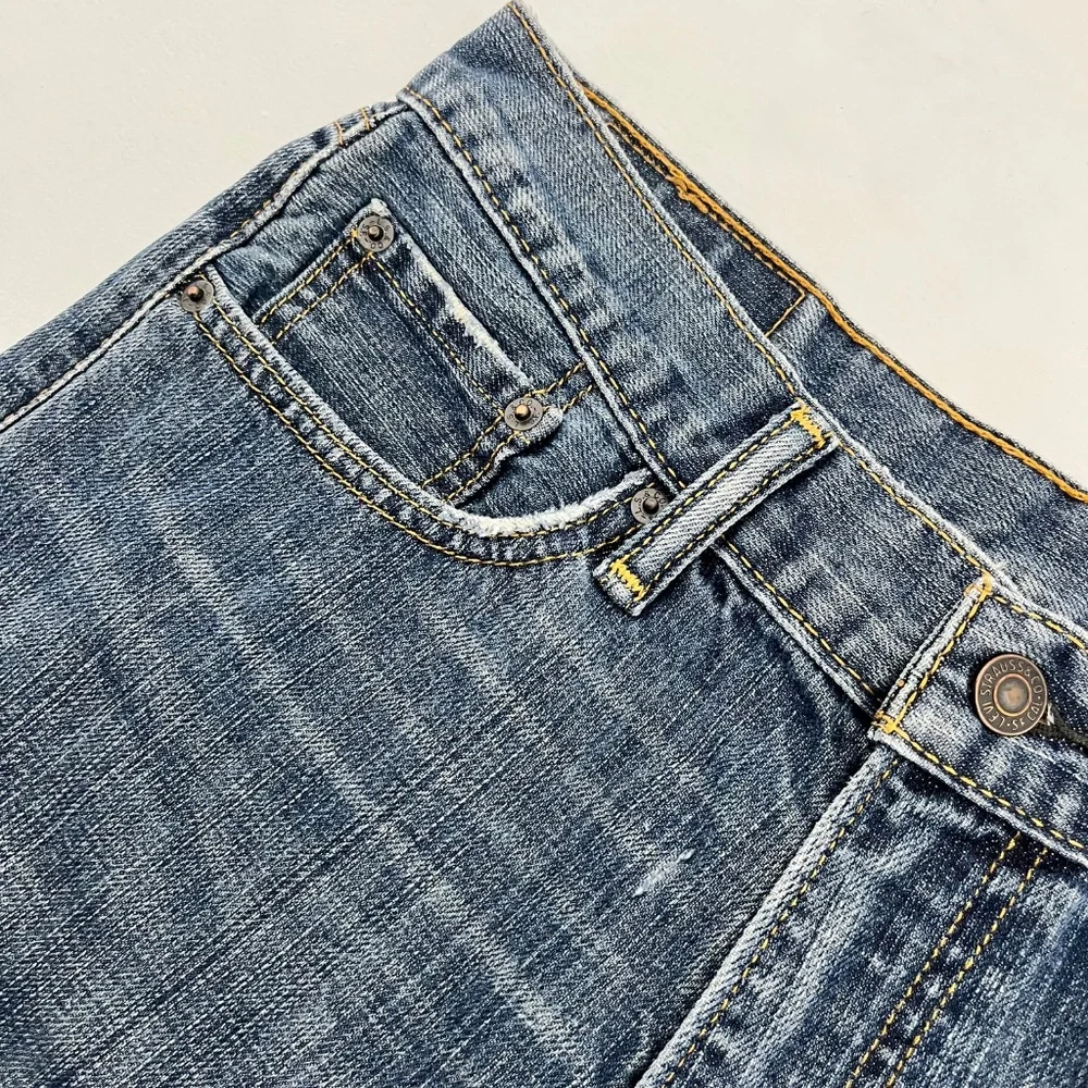 Levi's 505 Mens Size 30X32 Straight Fit Jeans Blue‎ Denim Pockets Retro Inspired